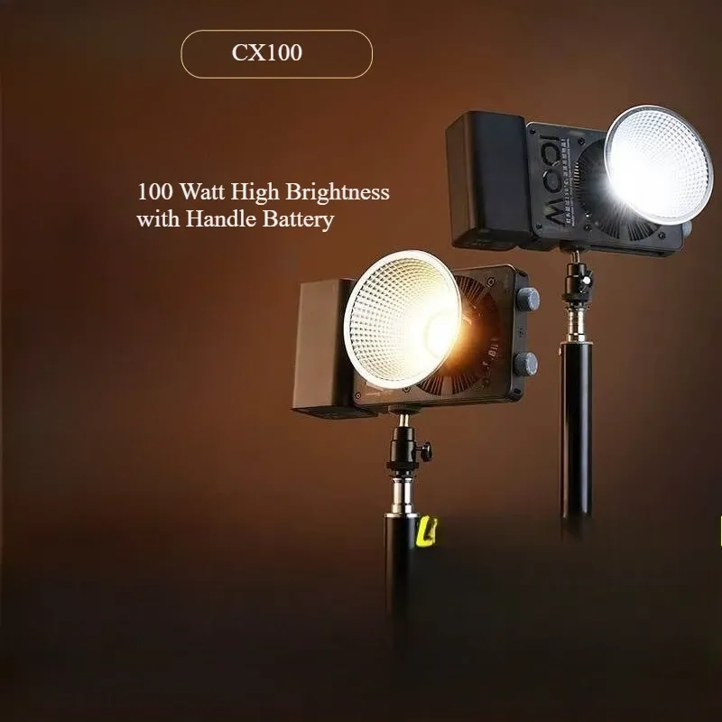 Outdoor Lighting Video Shooting - CINEPEER CX100 100 W professionelles tragbares