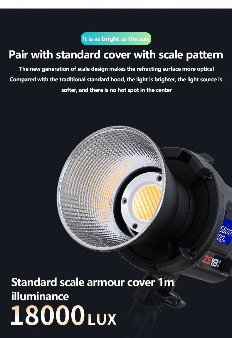 Outdoor Lighting Video Shooting - ZSYB CL-60Bi Bi-Color LED-Licht 3200-5600k LED