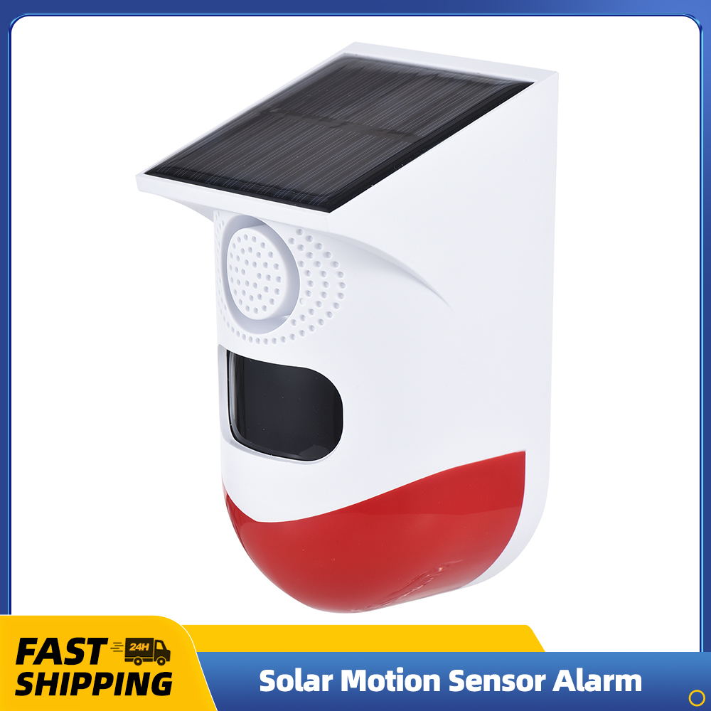 Outdoor Lighting Led Fixtures - Solar-Bewegungsmelder-Alarm für den Außenbereich, 120 dB,