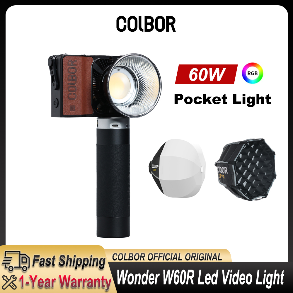 Outdoor Lighting Video Shooting - Colbor Wonder W60 RGB LED Videoleuchte