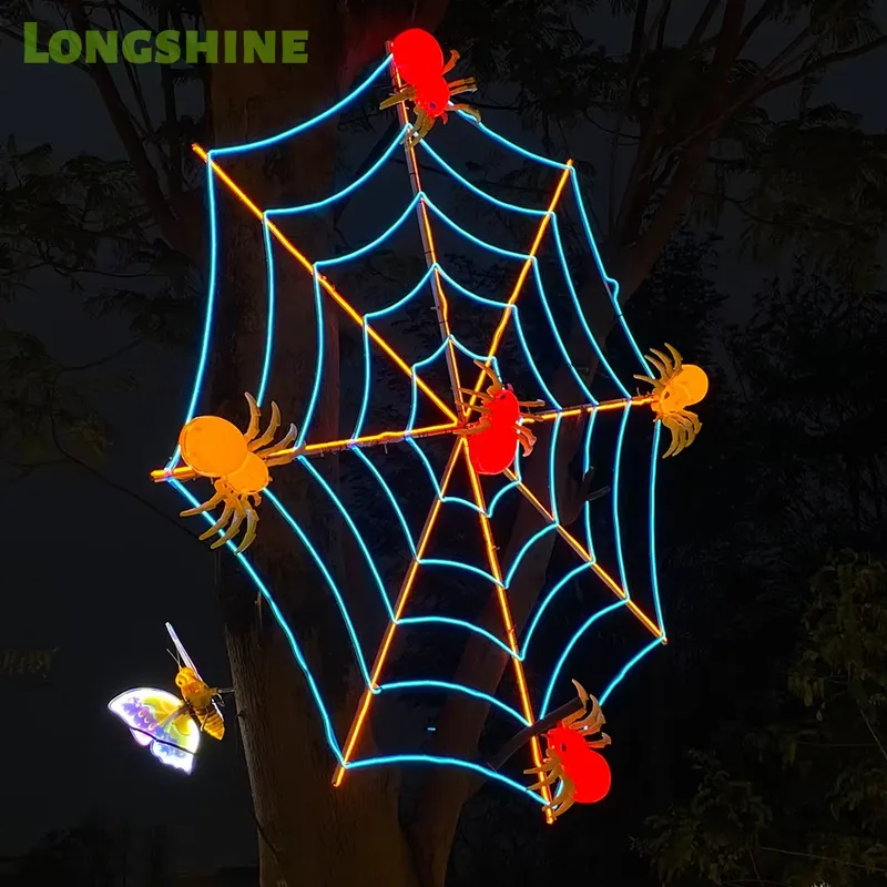 Für Halloween Spinnennetz LED- – Outdoor Lighting Tree Bewertung und Preis