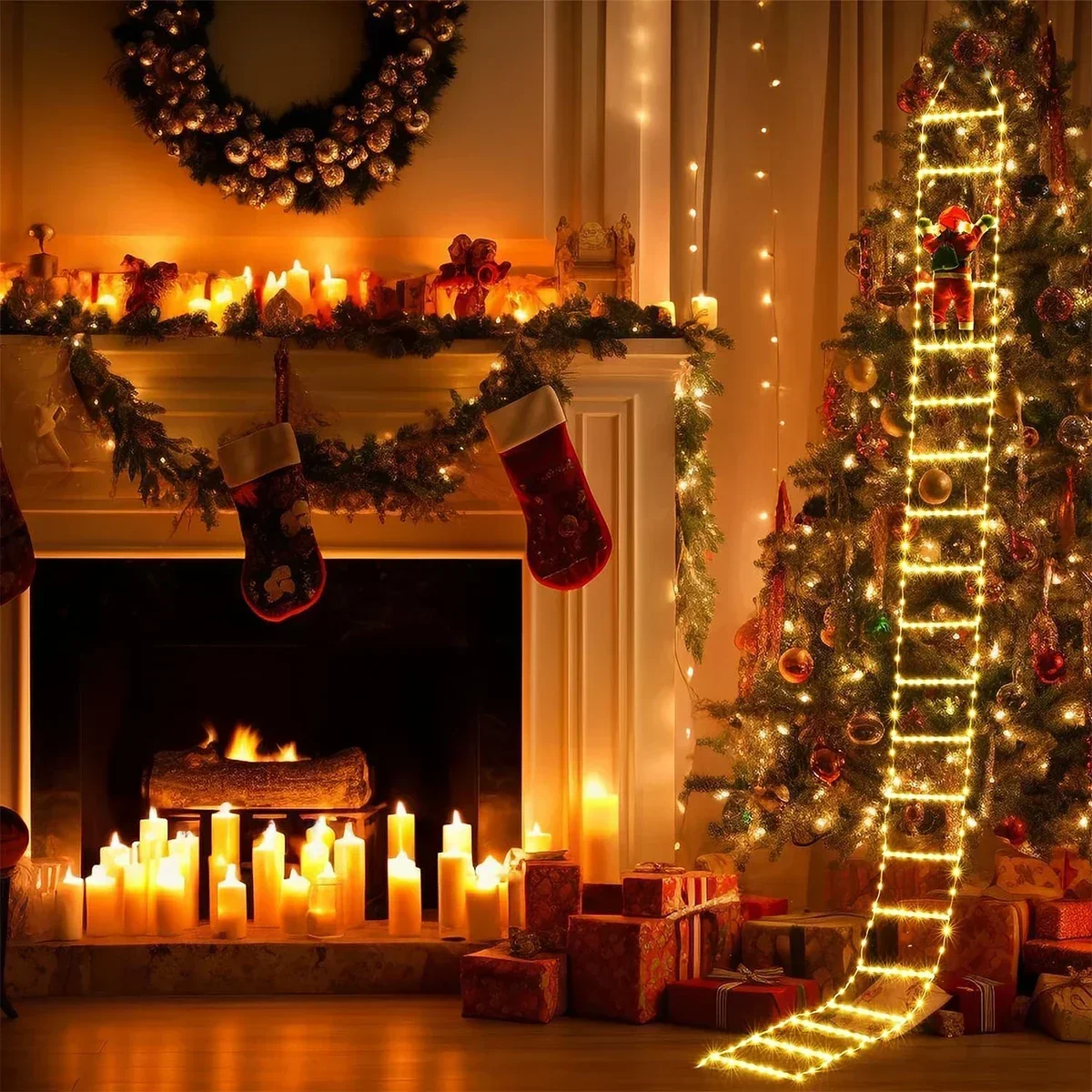 LED-Leiter Licht für Weihnacht – Outdoor Lighting Tree Bewertung und Preis