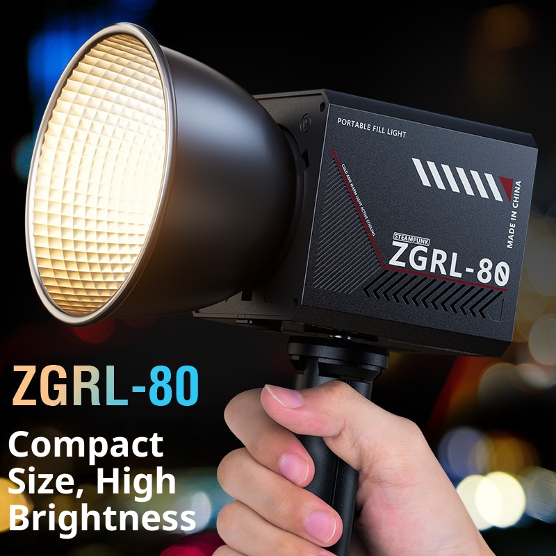 ZGRL80 80 W COB-Handvideoleuch – Outdoor Lighting Video Shooting Bewertung und Preis