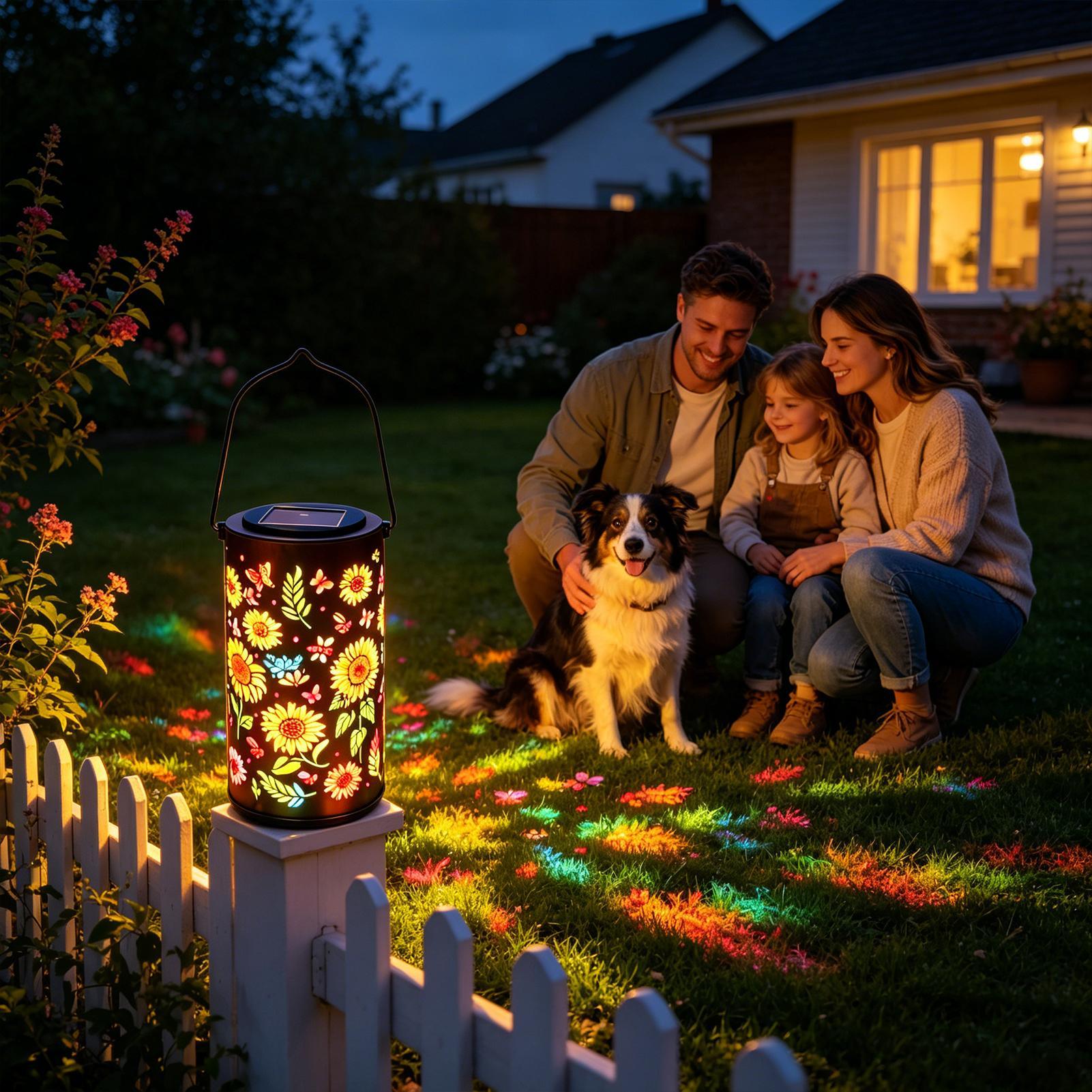 Sonnenblumen-Solarlaterne, wet – Outdoor Lighting Tree Bewertung und Preis