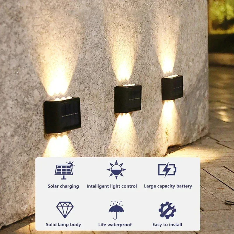 LED Solarleuchte für Außen, Wa – Outdoor Lighting Led Fixtures Bewertung und Preis