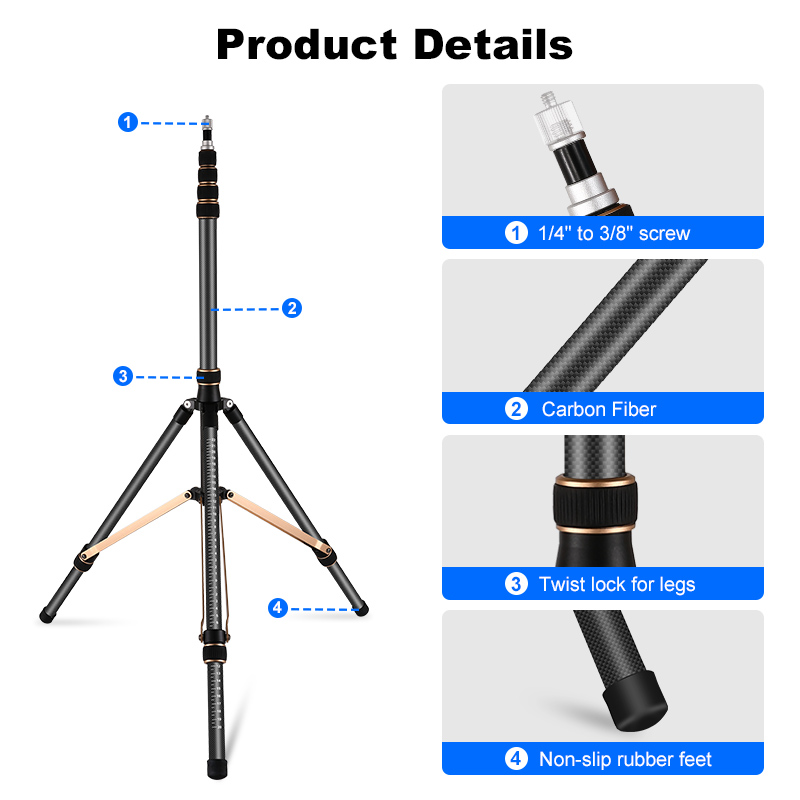 Soonpho 2,2 2,7 m Stativ LS-25 – Outdoor Lighting Video Shooting Bewertung und Preis