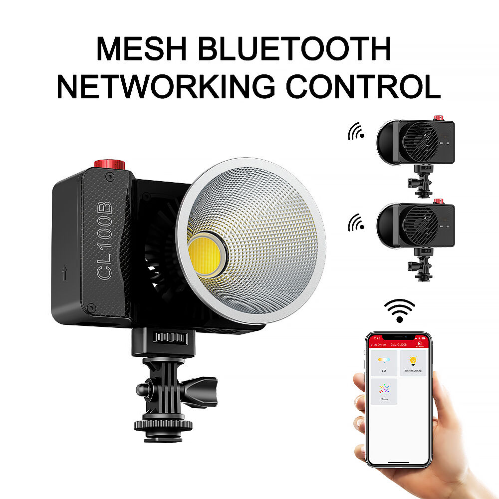 GVM CL100B Tragbares Bi-Color  – Outdoor Lighting Video Shooting Bewertung und Preis
