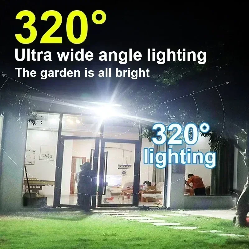 12000LM leistungsstarke Solar- – Outdoor Lighting Led Fixtures Bewertung und Preis