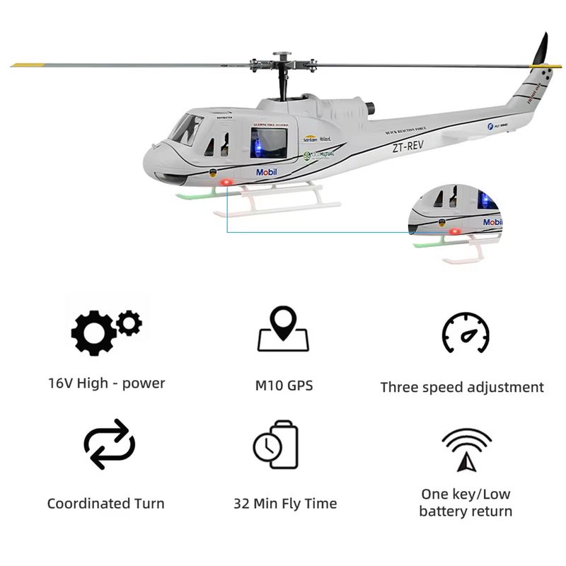 FLYWING UH1 ferngesteuerter He – Outdoor Lighting Cable Uk Bewertung und Preis
