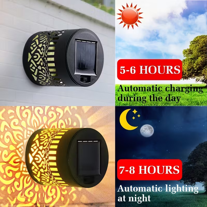 Solar-LED-Wandleuchte Mandala- – Outdoor Lighting Led Fixtures Bewertung und Preis